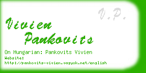 vivien pankovits business card